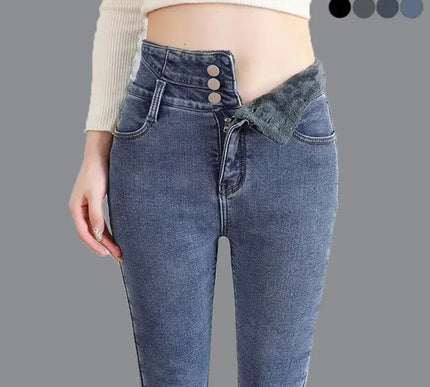 Alobee Thermische Winterhose hoch tailliert - Dicke Wärme für kalte Tage - Next Level