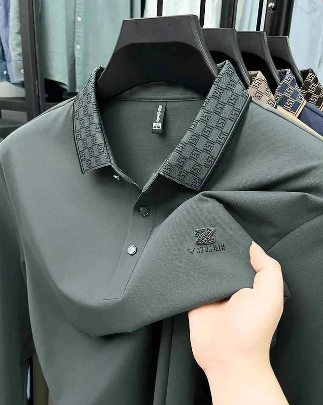 Designer Luxury Men's Polo Shirt Lapel Z Embroidered - Next Level
