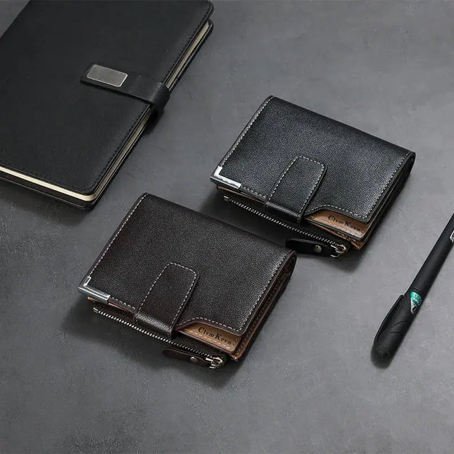 Business Men's Multifunctional Wallet Card Bag for Ultimate Convenience - Next Level