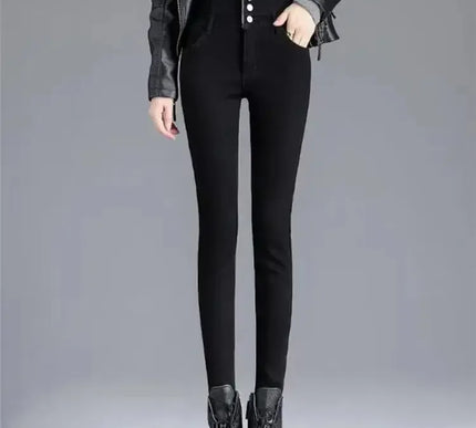 Alobee Thermische Winterhose hoch tailliert - Dicke Wärme für kalte Tage - Next Level