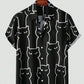 Unisex Fashion Cute Cat Print Casual Wear for Men - Next Level