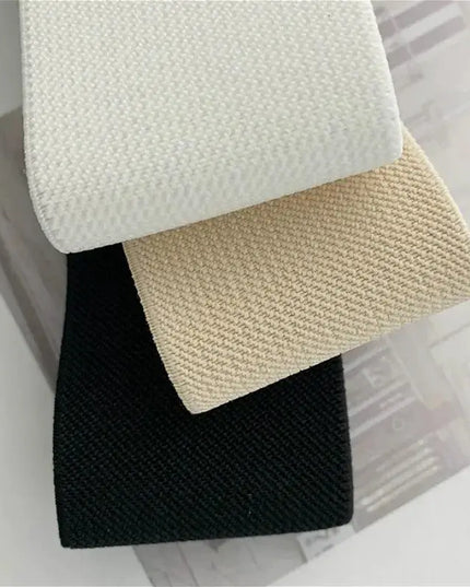 Belts for Women - Black Elastic Waist Belts for Women, Simple and Loose Design - Next Level