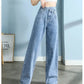 High Quality Wide Leg Cotton Jeans for Women - Stylish Denim Fashion - Next Level