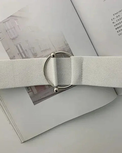 Belts for Women - Black Elastic Waist Belts for Women, Simple and Loose Design - Next Level