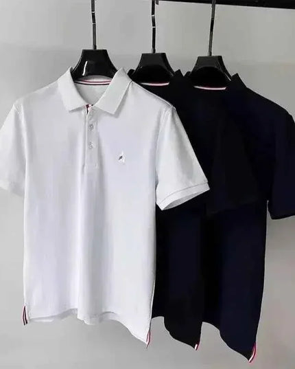 Brand Luxury Men's Polo Shirt Lapel Sailboat Embroidered - Next Level