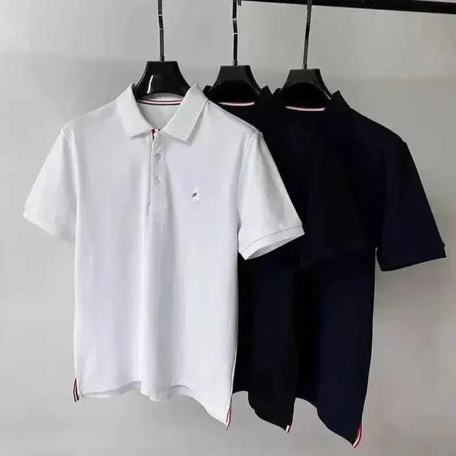 Brand Luxury Men's Polo Shirt Lapel Sailboat Embroidered - Next Level