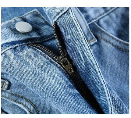 Stylische Baumwolljeans Damen weite Beinform für mühelosen Chic - Next Level