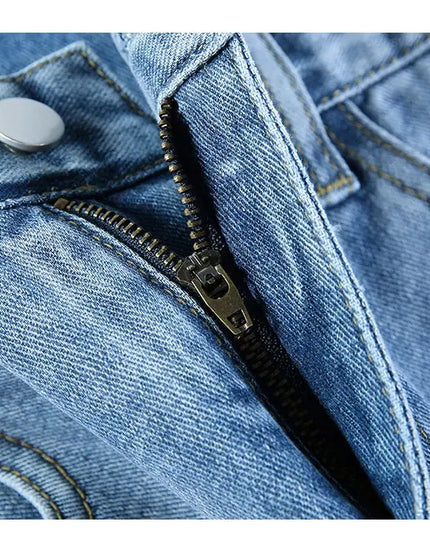 High Quality Wide Leg Cotton Jeans for Women - Stylish Denim Fashion - Next Level