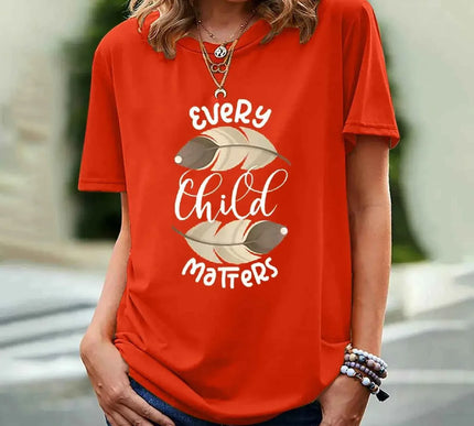 T-Shirt Frauen - Kurzarm Druckdesign - Next Level