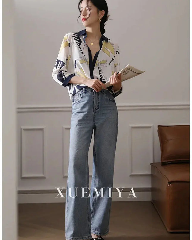Fashion Luxury Ladies Shirt France Style Woman Printing - Next Level