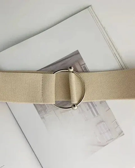 Belts for Women - Black Elastic Waist Belts for Women, Simple and Loose Design - Next Level