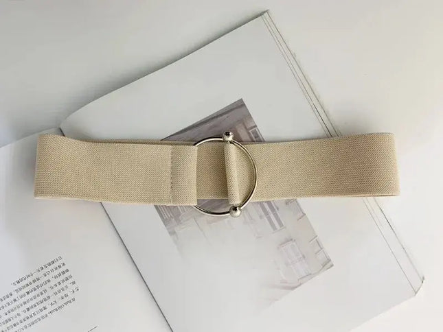 Belts for Women - Black Elastic Waist Belts for Women, Simple and Loose Design - Next Level