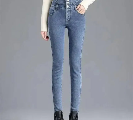 Alobee Thermische Winterhose hoch tailliert - Dicke Wärme für kalte Tage - Next Level