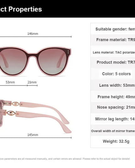 Polarized UV400 Sunglasses for Women – Fashionable Sun Protection - Next Level