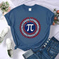 Funny Pi Spiral Geometry Shirt for Women - Unique Mathematics Apparel - Next Level