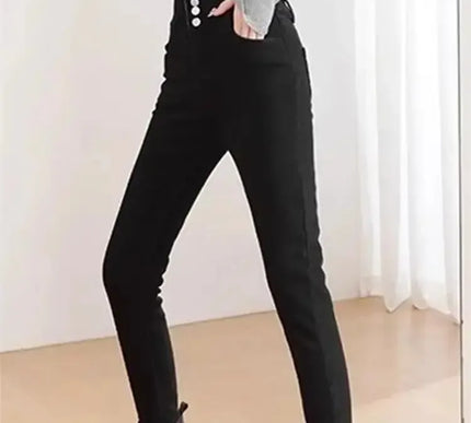 Alobee Thermische Winterhose hoch tailliert - Dicke Wärme für kalte Tage - Next Level