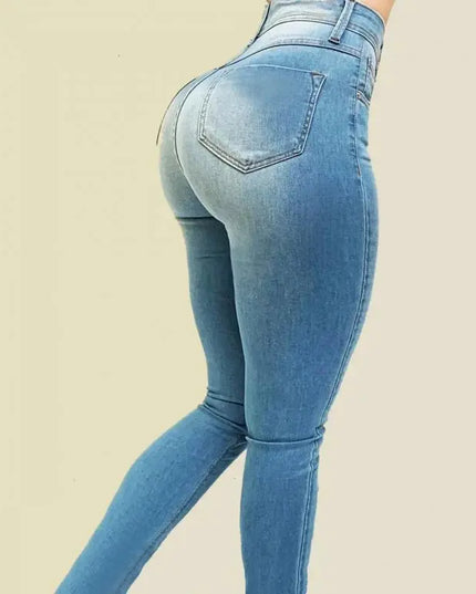 Women's High Waist Denim Jeans - Perfect Fit and Timeless Style - Next Level
