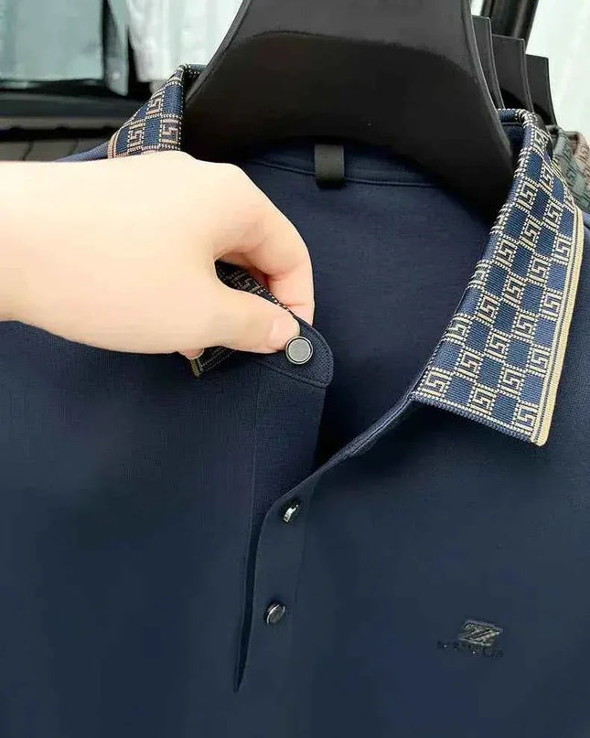 Designer Luxury Men's Polo Shirt Lapel Z Embroidered - Next Level