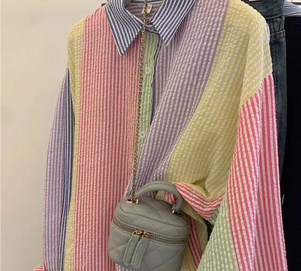 Damen gestreifte Bluse - Modische gestreifte Shirts für Frauen - Next Level