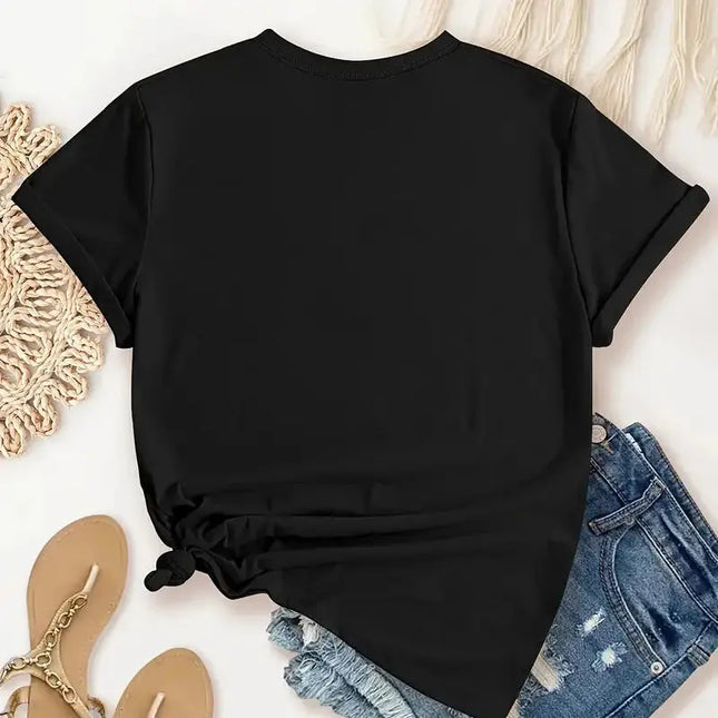 Women's Dandelion Pattern Top - New Round Neck Printed Style - Next Level