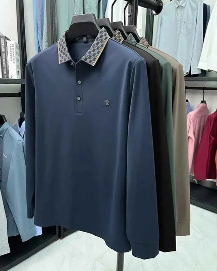 Designer Luxury Men's Polo Shirt Lapel Z Embroidered - Next Level