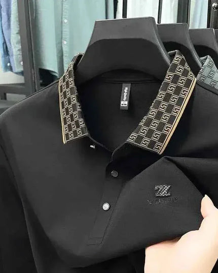 Designer Luxury Men's Polo Shirt Lapel Z Embroidered - Next Level