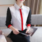 Office Lady Loose Lace Chiffon Shirts for Spring Fashion - Next Level