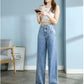 High Quality Wide Leg Cotton Jeans for Women - Stylish Denim Fashion - Next Level