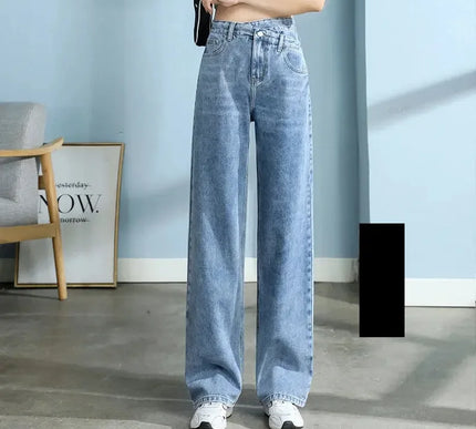 Stylische Baumwolljeans Damen weite Beinform für mühelosen Chic - Next Level
