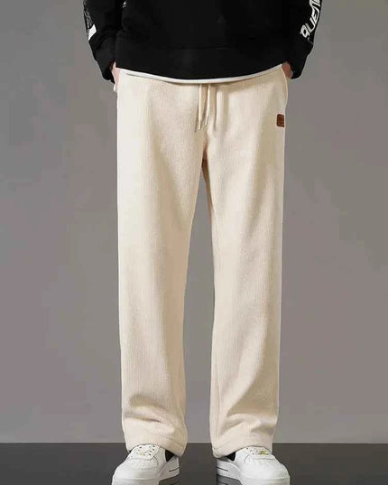 Winter Corduroy Sweatpants Men Drawstring - Next Level