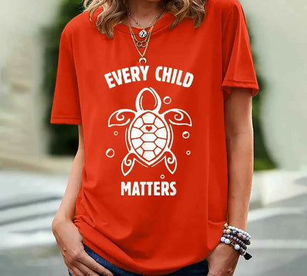 T-Shirt Frauen - Kurzarm Druckdesign - Next Level