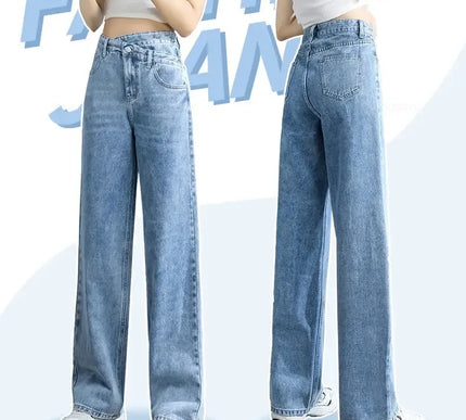 Stylische Baumwolljeans Damen weite Beinform für mühelosen Chic - Next Level