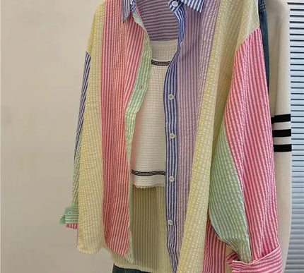 Damen gestreifte Bluse - Modische gestreifte Shirts für Frauen - Next Level