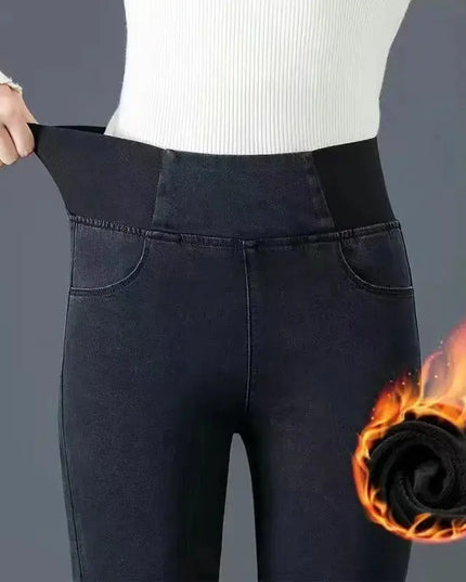 Elastic Waist Skinny Jeans Women for Spring Fashion - Next Level