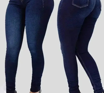 Damen Hochtaillierte Denim Jeans - Perfekte Passform und zeitloser Stil - Next Level