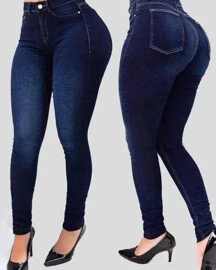 Women's High Waist Denim Jeans - Perfect Fit and Timeless Style - Next Level
