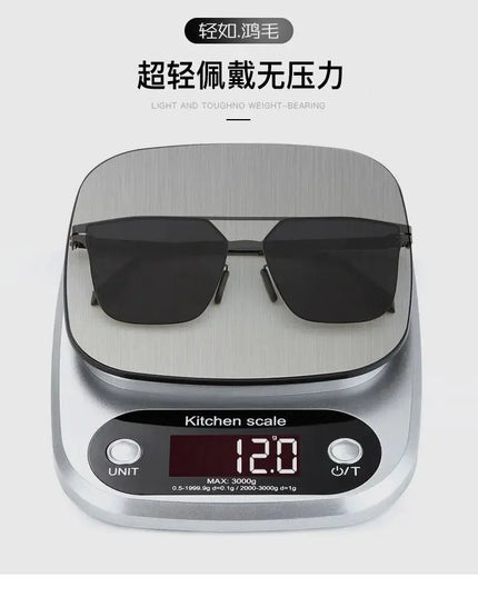 Polarized Sunglasses Men Fashion Square Big Frame for Stylish Eye Protection - Next Level