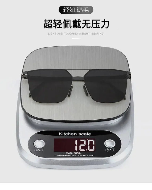 Polarized Sunglasses Men Fashion Square Big Frame for Stylish Eye Protection - Next Level