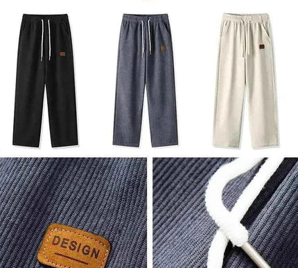 Winter Corduroy Sweatpants Herren mit Kordelzug - Next Level
