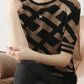 Spring Summer Knitted T-Shirt with Classical Letter Design - Next Level