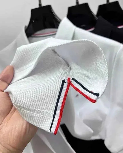 Brand Luxury Men's Polo Shirt Lapel Sailboat Embroidered - Next Level