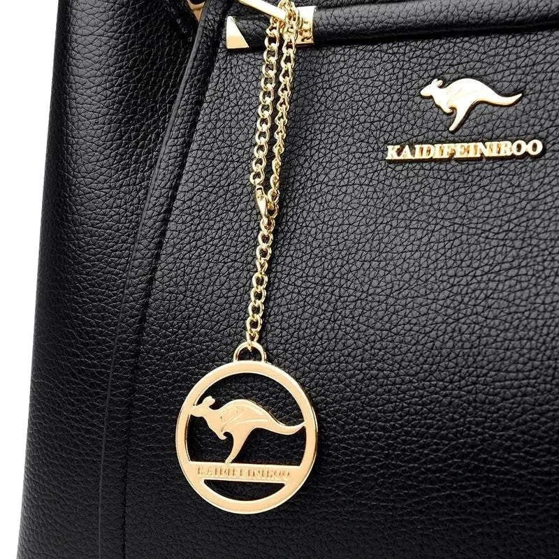 soft leather purses in various styles and colors showcasing elegant, high-quality craftsmanship and soft, durable leather