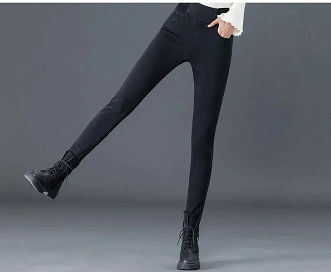 Elastic Waist Skinny Jeans Women for Spring Fashion - Next Level
