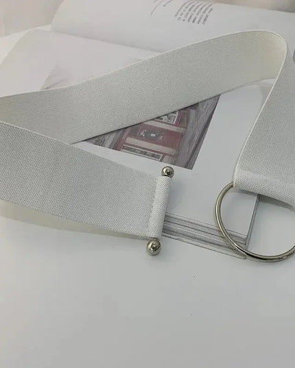 Belts for Women - Black Elastic Waist Belts for Women, Simple and Loose Design - Next Level