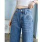 High Quality Wide Leg Cotton Jeans for Women - Stylish Denim Fashion - Next Level