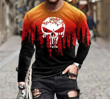 Retro Graffiti T-shirt - 3D Print Summer Men's Round Neck Tee - Next Level