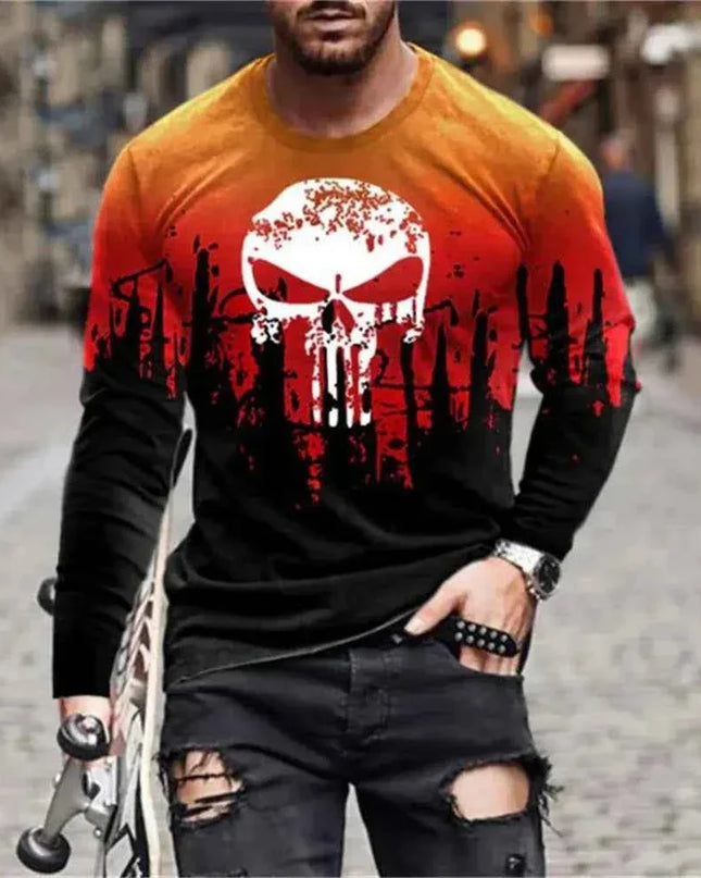 Retro Graffiti T-shirt - 3D Print Summer Men's Round Neck Tee - Next Level