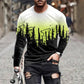 Retro Graffiti T-shirt - 3D Print Summer Men's Round Neck Tee - Next Level