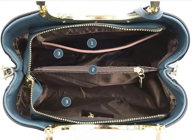 3 Layer Large Capacity Tote Bag Luxury Handbags - Next Level