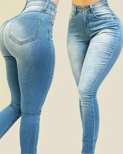 Women's High Waist Denim Jeans - Perfect Fit and Timeless Style - Next Level